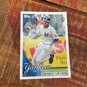 FREE Derek Jeter New York Yankees 2010 Topps Team Edition Baseball Card❤️⚾️🏟️